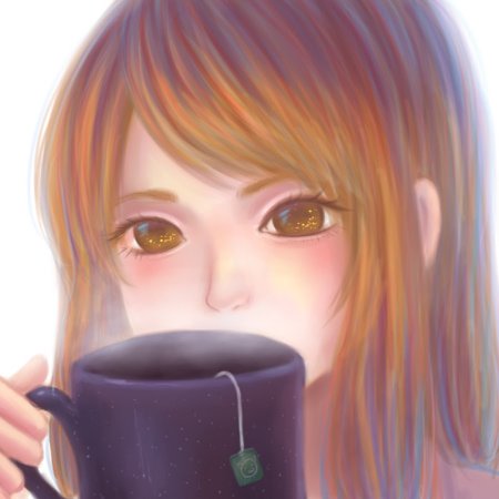 Тян с кружкой