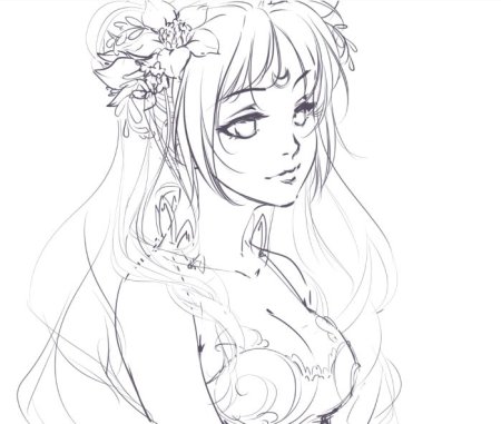 Аниме принцесса карандашом