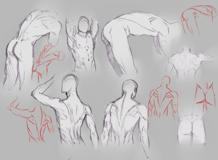 Человек сзади референс