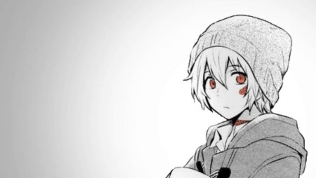 Аниме шапка чб