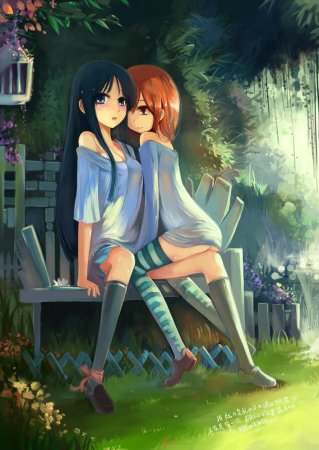 Аниме две девочки