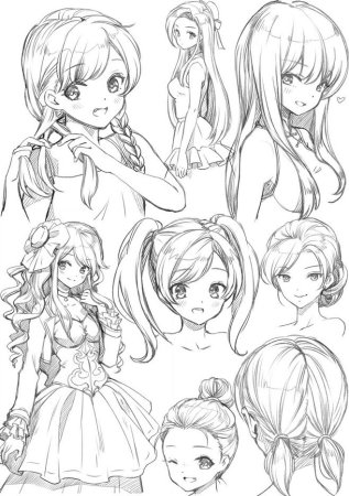 Аниме стиль рисования