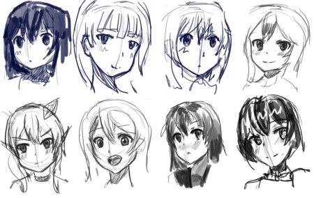 Аниме рисовка