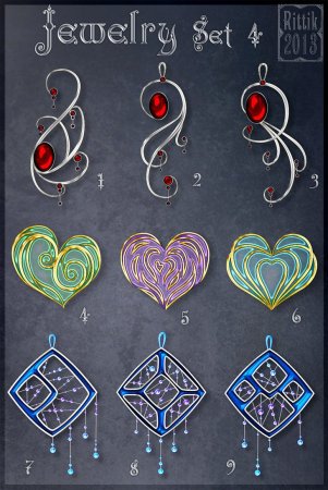 Рисовать необычное украшение