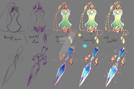 Референс украшений для рисования