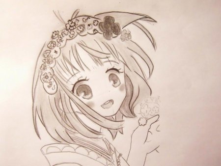 Украшение для рисования аниме