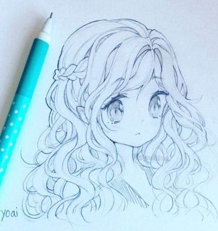 Украшение для рисования аниме