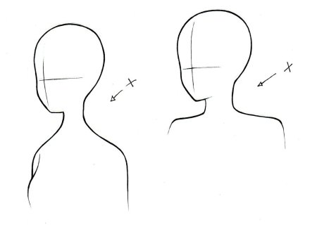 Манекен лица для рисования