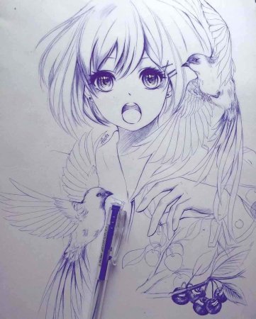 Скетчи аниме