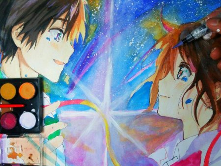 Аниме красками