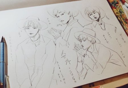 Позы для рисования БТС