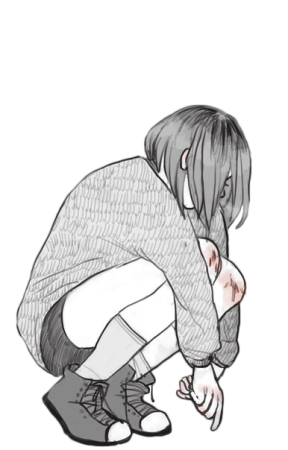 Позы для срисовки грустные