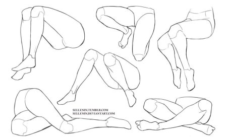 Аниме ноги референс