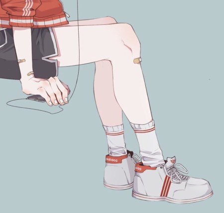 Эстетика ног аниме