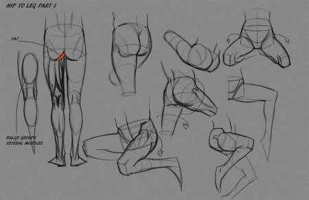 Мужские бедра туториал