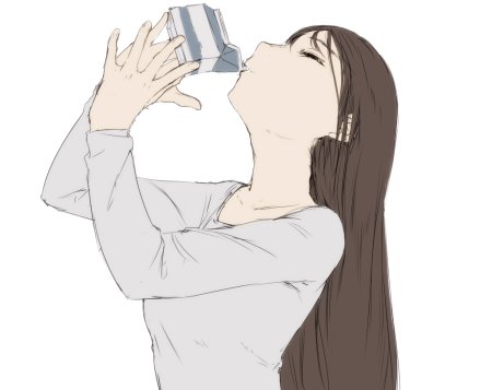 Аниме молоко
