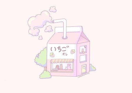 Kawaii Milk Strawberry
