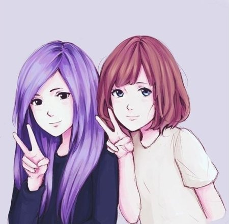 Лучшие подруги арты