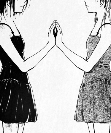 Аниме ссора подруг