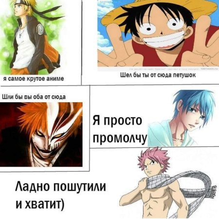 Самые смешные картинки аниме