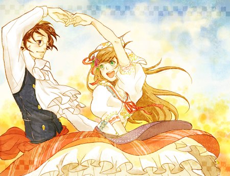 Аниме парные танцы