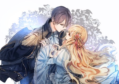 Аниме пара на балу