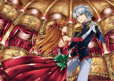 Аниме девушки на балу