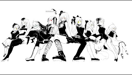 Монохромные арты