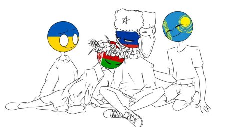 Кантрихуманс Россия Украина Беларусь и Казахстан