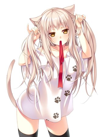 Кошко девочка референс