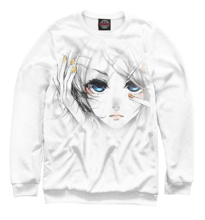 Девушка в белой толстовке