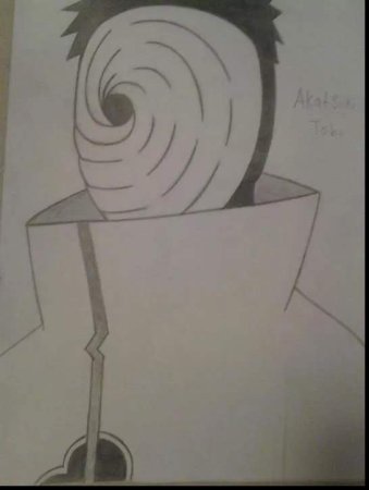 Тоби Учиха рисунок