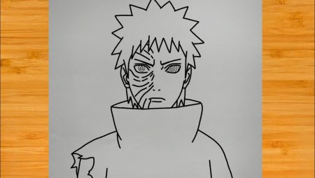 Нарисовать Тоби и Обито