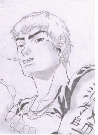 Крутой учитель Онидзука арт