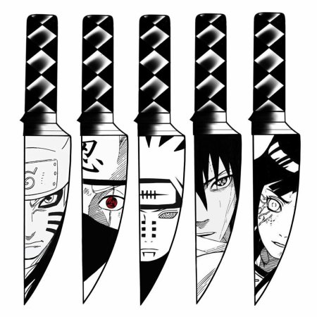 Эскиз тату Итачи в Кунае