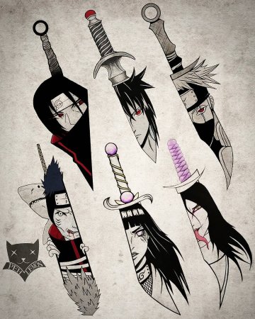 Итачи и Саске Татуировка