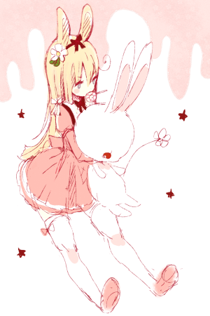 Аниме кролик