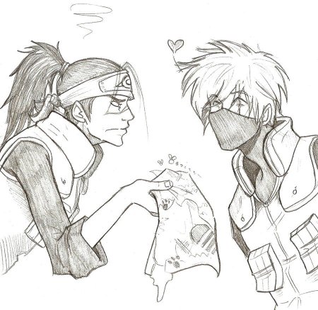 Какаши и фем Ирука