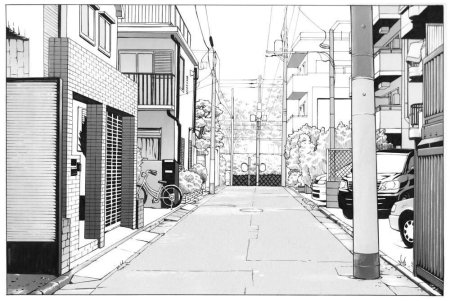 Манга пейзажи