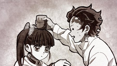 Парные обои в стиле аниме