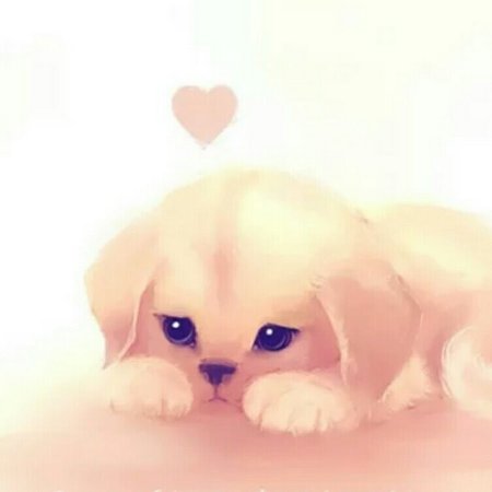 Милые щеночки аниме