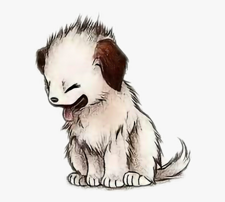 Акамару арт милые