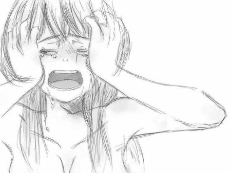 Аниме парень кричит