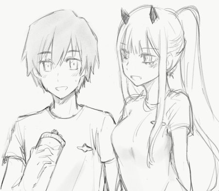 Хиро для срисовки