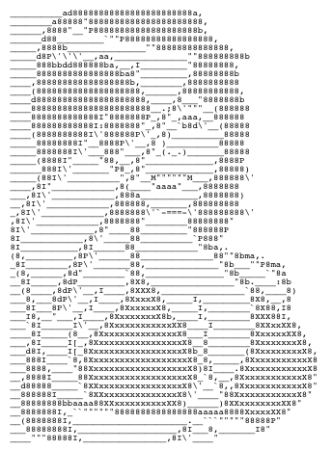 Рисунки символами и знаками