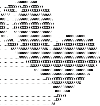 Женщина из символов