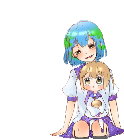 Земля тян арты для срисовки