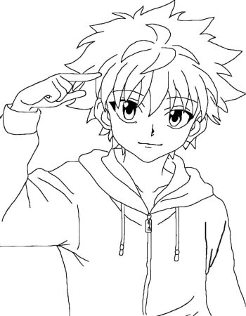 Киллуа Lineart