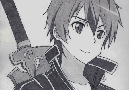 Кирито для срисовки