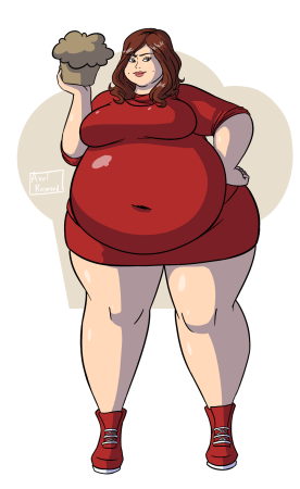 Персонаж женский толстый
